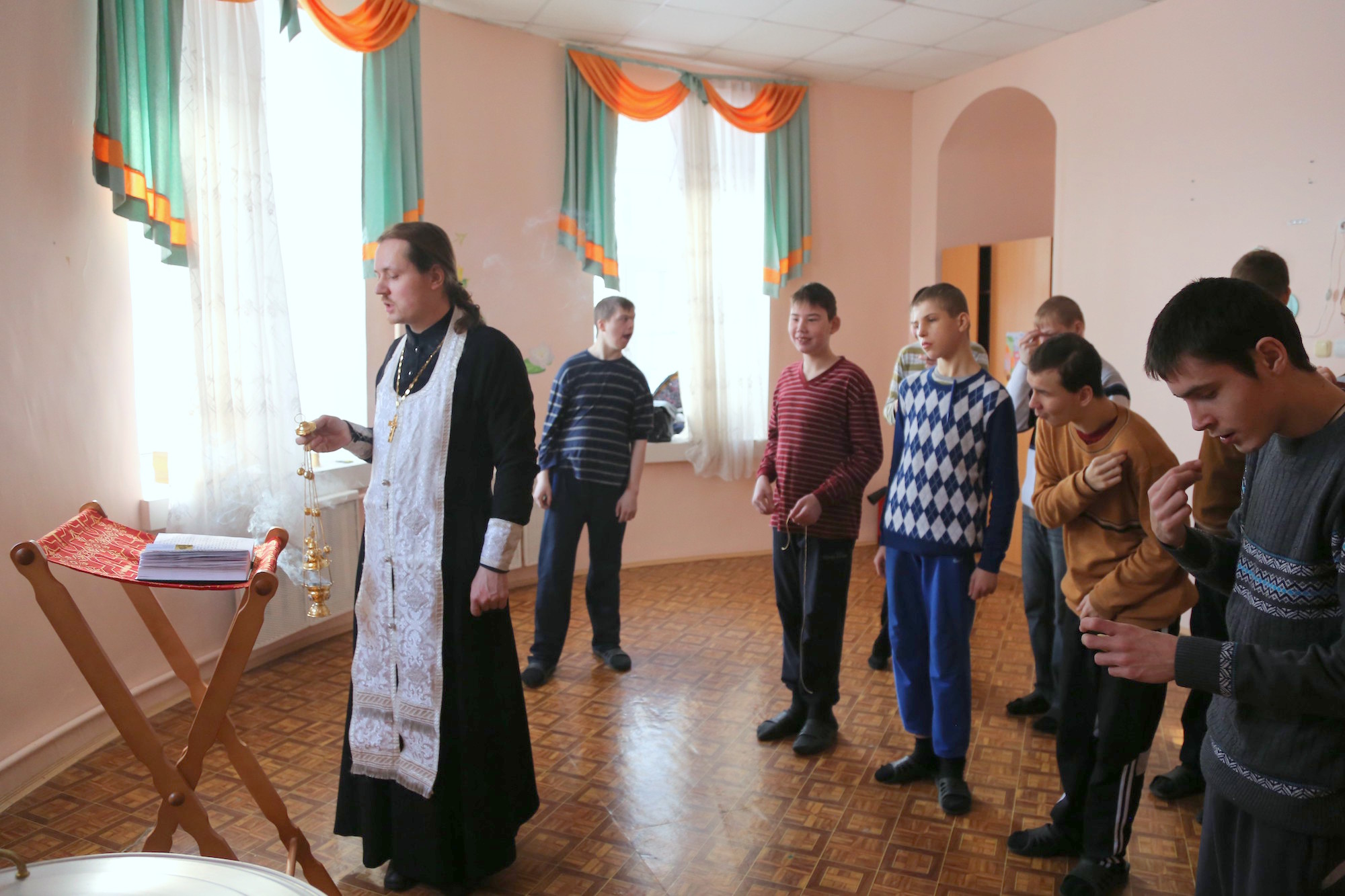 Праздник Собора новомучеников и исповедников Церкви Русской в Коломенском детском доме-интернате
